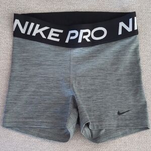 Nike Pro Women's Athletic Shorts in Gray
